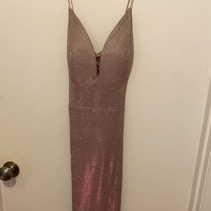 Sparkly pink dress